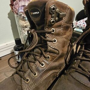 Hawx Brown Leather Work Boots